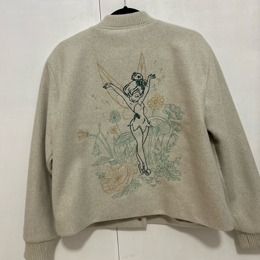 Disneyland Paris Wool Blend Varsity Bomber Jacket - Picture 3 of 5